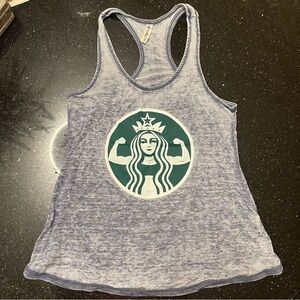 Starbucks muscle tank